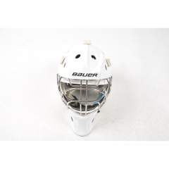 Bauer S21 940 valkoinen maski kromisella CANADA ristikolla JR