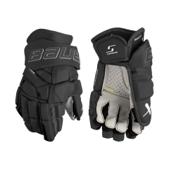 Bauer S23 Supreme Mach Hanskat Musta