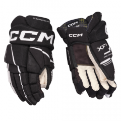 CCM TACKS XF 80 HANSKAT MUSTA/VALK JR